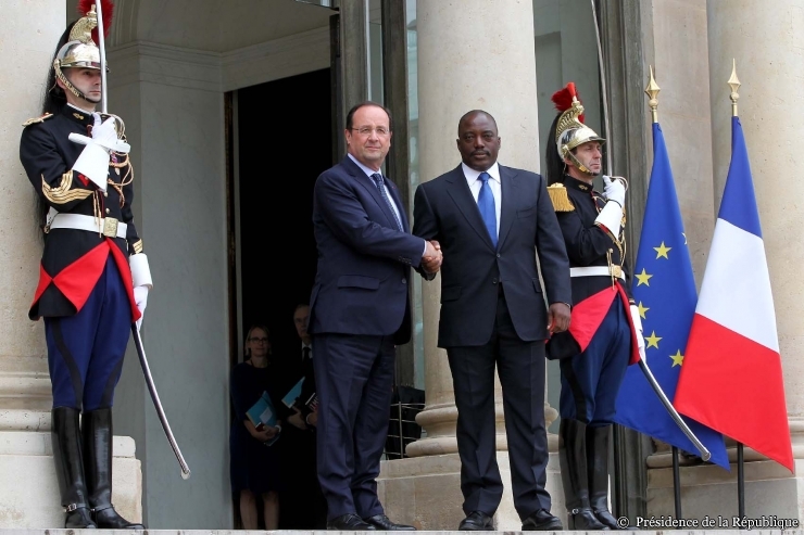 F Hollande et "Joseph Kabila"