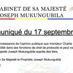 Communiqué du 17 septembre 2024